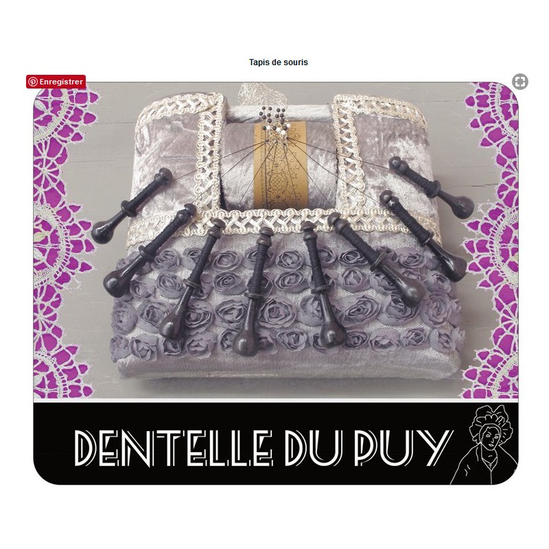 Tapis de souris La dentelli&eacute;re