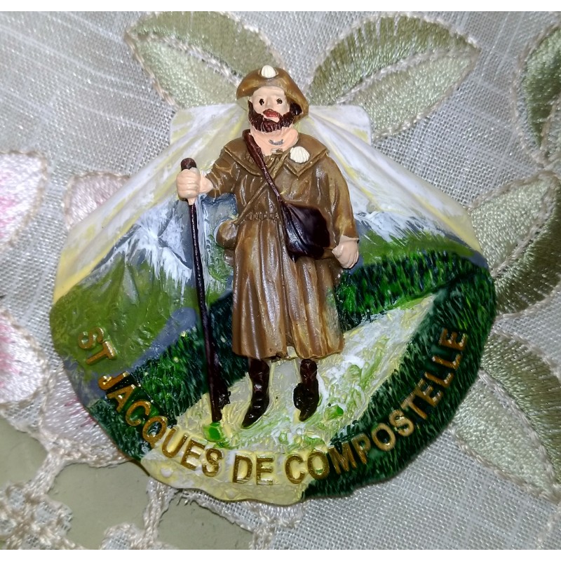 Magnet st jaques de compostelle